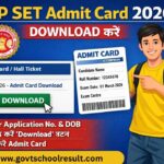 MP SET Admit Card 2026