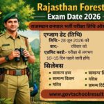 Rajasthan Forester Exam Date 2026