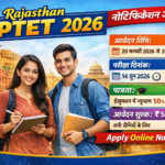 Rajasthan PTET 2026 Notification